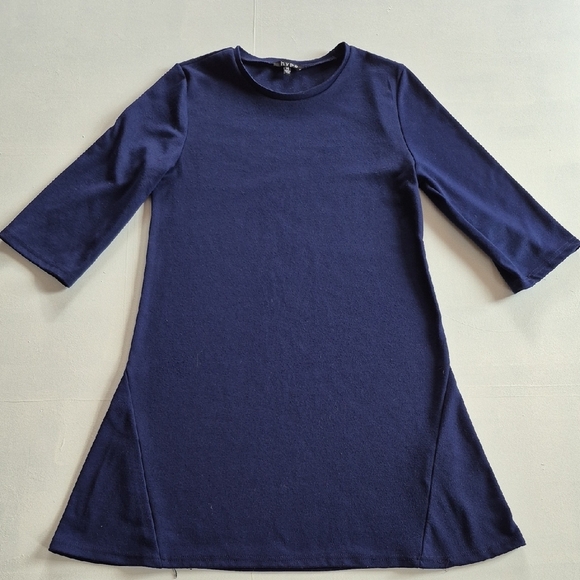 Hype Navy Blue Crew Neck Top - Picture 1 of 7